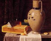 Cigar Box Pitcher and New York Herald - 威廉·迈克尔·哈尼特